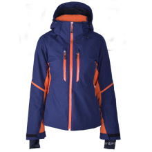 Custom Mens Winter Outdoor/Breathable/Windproof/Waterproof/Softshell Ski Snow Jacket with Hood